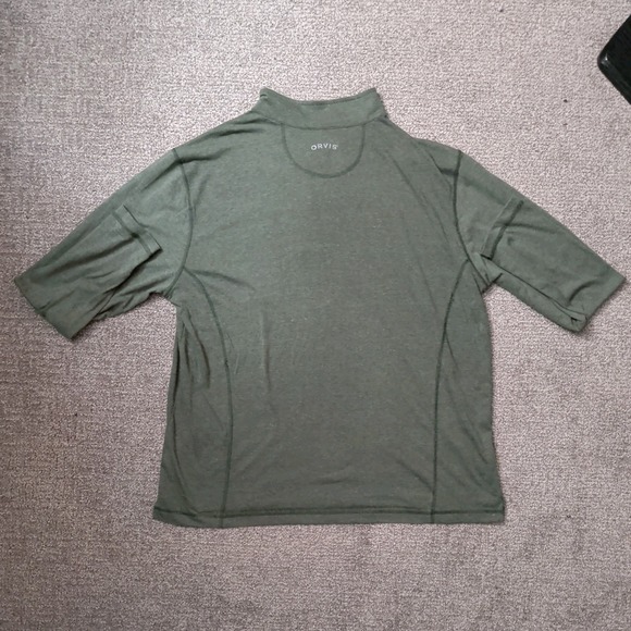 Orvis Men's Lot - XXL and XL - ¼ Zip Pullover and Polo Button Up/¼ Zip up - Blue - Picture 7 of 13